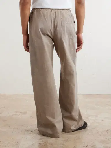 Acne Studios Wide-Leg Paint-Splattered Cotton-Twill Trousers - Men | Thumbnail 4 Acne Studios Wide-Leg Paint-Splattered Cotton-Twill Trousers - Men | Thumbnail 4