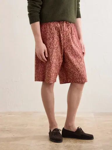 Kardo Milo Shibori Straight-Leg Printed Cotton Shorts - Men | Thumbnail 3 Kardo Milo Shibori Straight-Leg Printed Cotton Shorts - Men | Thumbnail 3