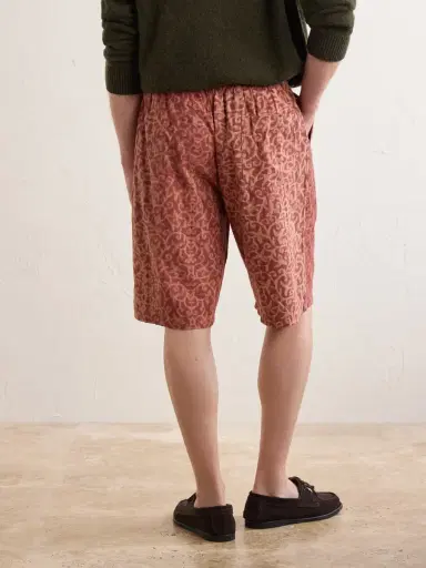 Kardo Milo Shibori Straight-Leg Printed Cotton Shorts - Men | Thumbnail 4 Kardo Milo Shibori Straight-Leg Printed Cotton Shorts - Men | Thumbnail 4