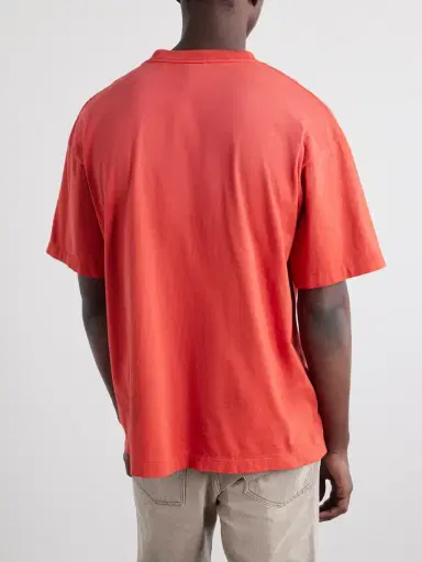 SAINT Mxxxxxx Distressed Logo-Print Cotton-Jersey T-Shirt - Men | Thumbnail 4 SAINT Mxxxxxx Distressed Logo-Print Cotton-Jersey T-Shirt - Men | Thumbnail 4