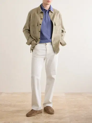 Zegna Knitted Cotton-Piqué Polo Shirt - Men | Thumbnail 2 Zegna Knitted Cotton-Piqué Polo Shirt - Men | Thumbnail 2