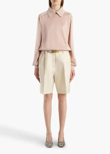 Khaite Alexa Top In Dusty Rose | Thumbnail 2 Khaite Alexa Top In Dusty Rose | Thumbnail 2