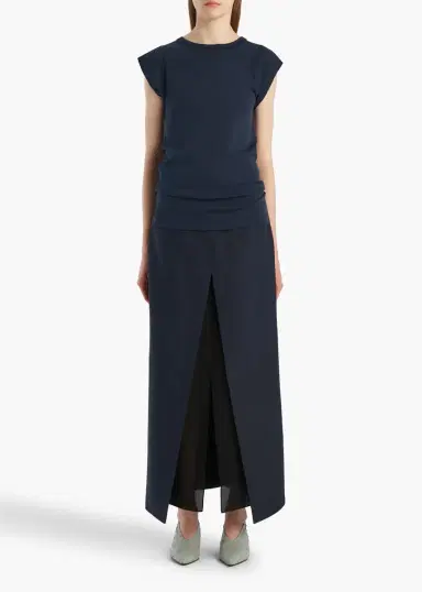 Khaite Angel Top In Dark Navy | Thumbnail 2 Khaite Angel Top In Dark Navy | Thumbnail 2