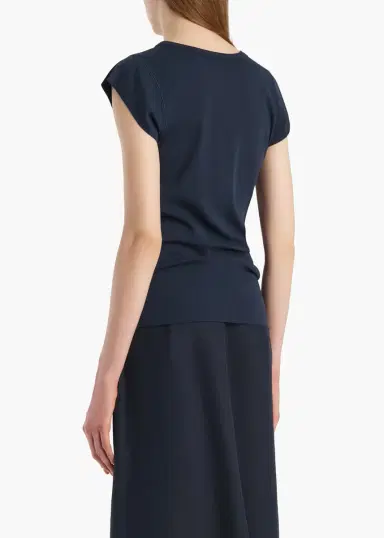 Khaite Angel Top In Dark Navy | Thumbnail 4 Khaite Angel Top In Dark Navy | Thumbnail 4
