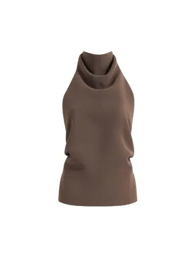 Khaite Rone Top In Clove | Thumbnail 1 Khaite Rone Top In Clove | Thumbnail 1