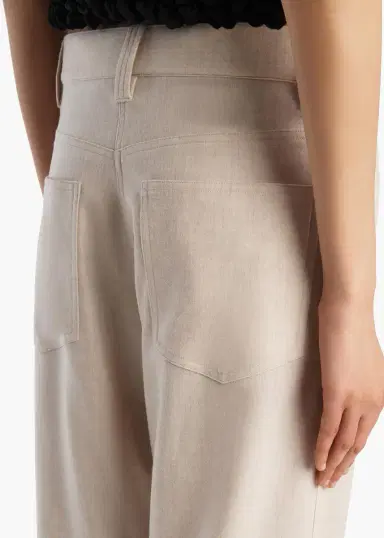 Khaite Callum Pant In Oatmeal | Thumbnail 6 Khaite Callum Pant In Oatmeal | Thumbnail 6
