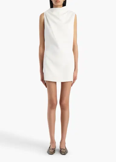 Khaite Astor Dress In Chalk | Thumbnail 2 Khaite Astor Dress In Chalk | Thumbnail 2