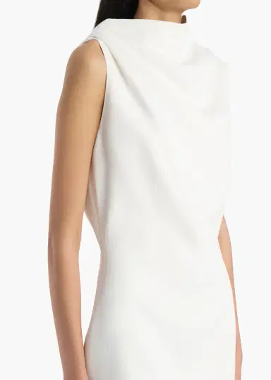 Khaite Astor Dress In Chalk | Thumbnail 4 Khaite Astor Dress In Chalk | Thumbnail 4