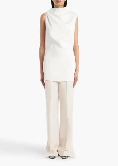 Khaite Astor Dress In Chalk | Thumbnail 5 Khaite Astor Dress In Chalk | Thumbnail 5