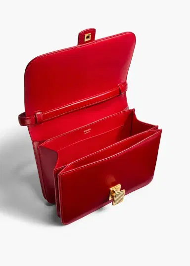 Khaite Blake Crossbody In Ruby | Thumbnail 3 Khaite Blake Crossbody In Ruby | Thumbnail 3