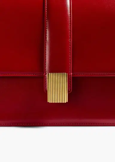 Khaite Blake Crossbody In Ruby | Thumbnail 4 Khaite Blake Crossbody In Ruby | Thumbnail 4