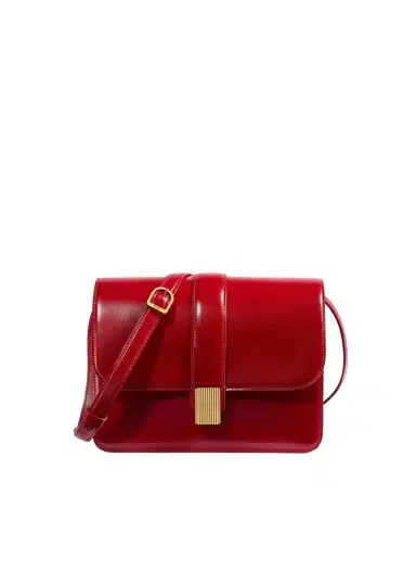 Khaite Blake Crossbody In Ruby | Thumbnail 1 Khaite Blake Crossbody In Ruby | Thumbnail 1