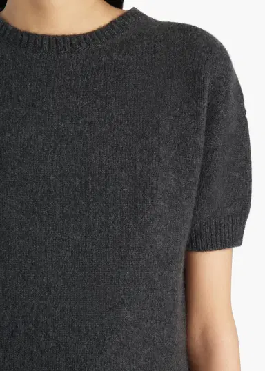 Khaite Golden Sweater In Charcoal | Thumbnail 6 Khaite Golden Sweater In Charcoal | Thumbnail 6