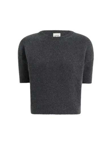 Khaite Golden Sweater In Charcoal | Thumbnail 1 Khaite Golden Sweater In Charcoal | Thumbnail 1