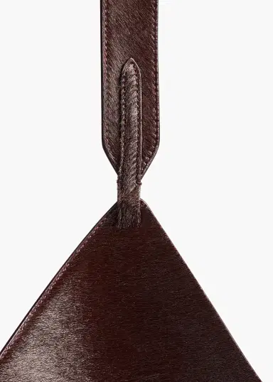 Khaite Mini Lotus Tote In Rouge Noir Suede And Haircalf | Thumbnail 4 Khaite Mini Lotus Tote In Rouge Noir Suede And Haircalf | Thumbnail 4
