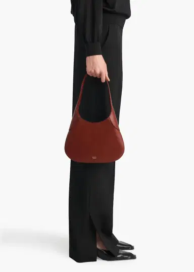 Khaite Small Joan Hobo In Oxblood | Thumbnail 5 Khaite Small Joan Hobo In Oxblood | Thumbnail 5