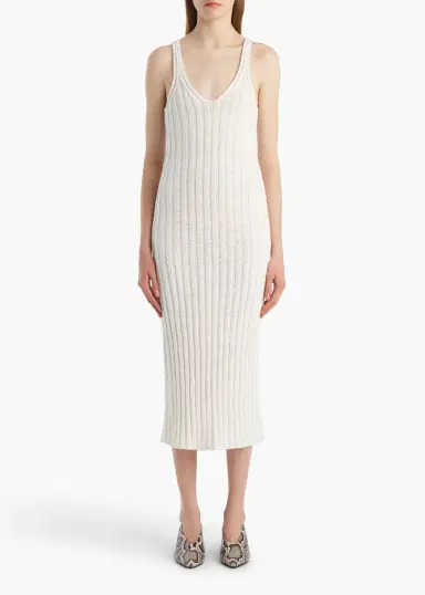 Khaite Val Dress In Glaze | Thumbnail 2 Khaite Val Dress In Glaze | Thumbnail 2