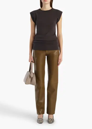 Khaite Angel Top In Dark Umber | Thumbnail 2 Khaite Angel Top In Dark Umber | Thumbnail 2