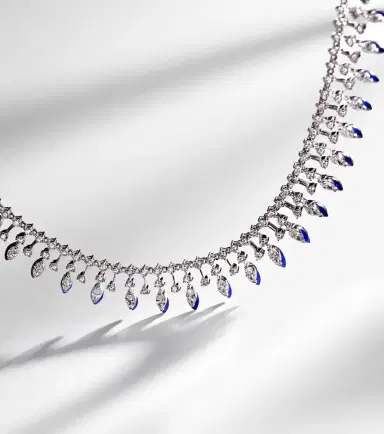 Kamyen 18kt white gold and enamel choker with diamonds | Thumbnail 6 Kamyen 18kt white gold and enamel choker with diamonds | Thumbnail 6