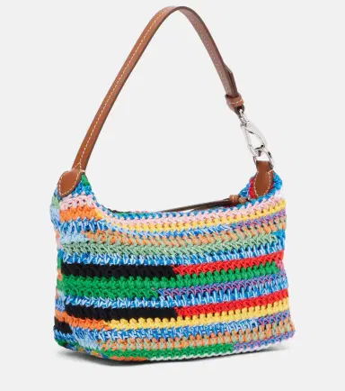 Miu Miu Logo crochet shoulder bag | Thumbnail 2 Miu Miu Logo crochet shoulder bag | Thumbnail 2