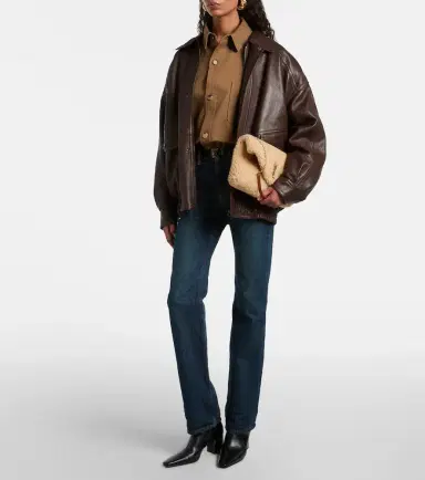 Saint Laurent Cassandre Envelope shearling shoulder bag | Thumbnail 5 Saint Laurent Cassandre Envelope shearling shoulder bag | Thumbnail 5