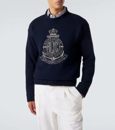 Ralph Lauren Purple Label Embroidered cotton sweater | Thumbnail 3 Ralph Lauren Purple Label Embroidered cotton sweater | Thumbnail 3