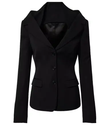 Alexander McQueen Crêpe blazer | Thumbnail 1 Alexander McQueen Crêpe blazer | Thumbnail 1