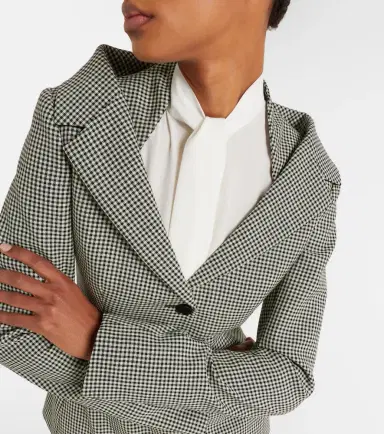 Alexander McQueen Gingham layered blazer | Thumbnail 2 Alexander McQueen Gingham layered blazer | Thumbnail 2