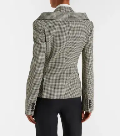 Alexander McQueen Gingham layered blazer | Thumbnail 6 Alexander McQueen Gingham layered blazer | Thumbnail 6