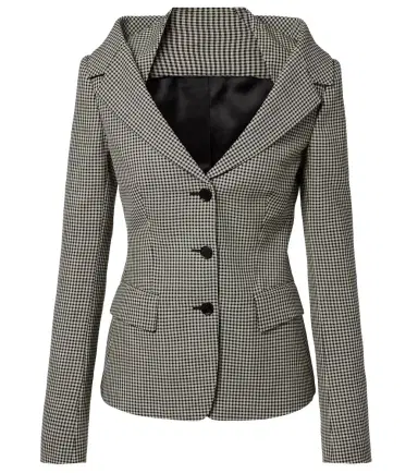 Alexander McQueen Gingham layered blazer | Thumbnail 1 Alexander McQueen Gingham layered blazer | Thumbnail 1