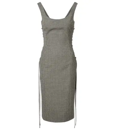 McQueen Gingham midi dress | Thumbnail 1 McQueen Gingham midi dress | Thumbnail 1