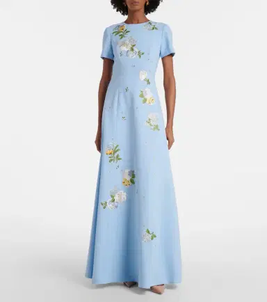 Carolina Herrera Floral embroidered gown | Thumbnail 2 Carolina Herrera Floral embroidered gown | Thumbnail 2