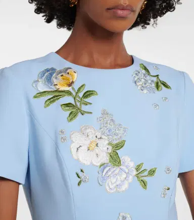 Carolina Herrera Floral embroidered gown | Thumbnail 3 Carolina Herrera Floral embroidered gown | Thumbnail 3