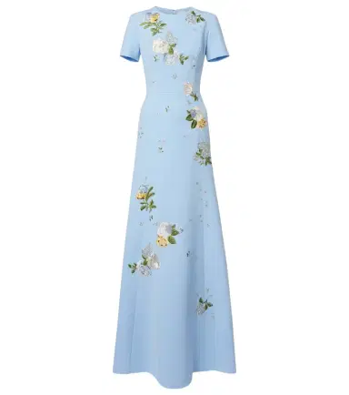 Carolina Herrera Floral embroidered gown | Thumbnail 1 Carolina Herrera Floral embroidered gown | Thumbnail 1