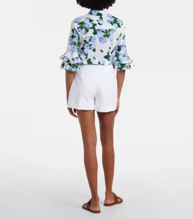 Carolina Herrera Cotton-blend shorts | Thumbnail 5 Carolina Herrera Cotton-blend shorts | Thumbnail 5