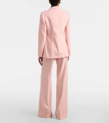 Costarellos Pleated wool-blend wide-leg pants | Thumbnail 6 Costarellos Pleated wool-blend wide-leg pants | Thumbnail 6