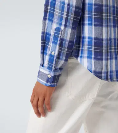Polo Ralph Lauren Checked linen shirt | Thumbnail 2 Polo Ralph Lauren Checked linen shirt | Thumbnail 2