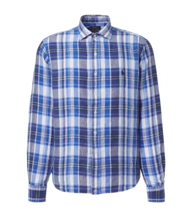 Polo Ralph Lauren Checked linen shirt | Thumbnail 1 Polo Ralph Lauren Checked linen shirt | Thumbnail 1