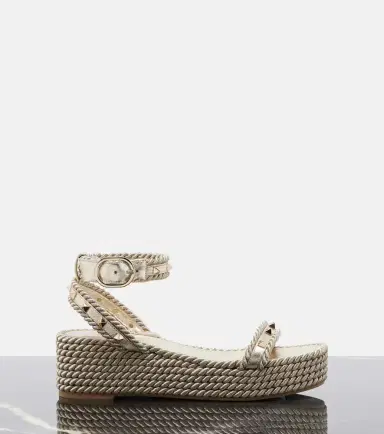 Valentino Garavani Rockstud Torchon leather espadrille sandals | Thumbnail 2 Valentino Garavani Rockstud Torchon leather espadrille sandals | Thumbnail 2