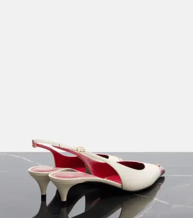Valentino Garavani Heartip leather slingback pumps | Thumbnail 2 Valentino Garavani Heartip leather slingback pumps | Thumbnail 2