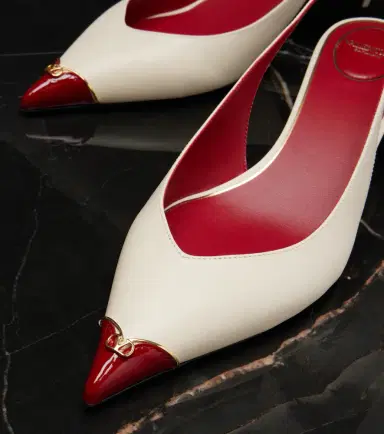 Valentino Garavani Heartip leather slingback pumps | Thumbnail 3 Valentino Garavani Heartip leather slingback pumps | Thumbnail 3