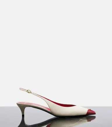 Valentino Garavani Heartip leather slingback pumps | Thumbnail 4 Valentino Garavani Heartip leather slingback pumps | Thumbnail 4