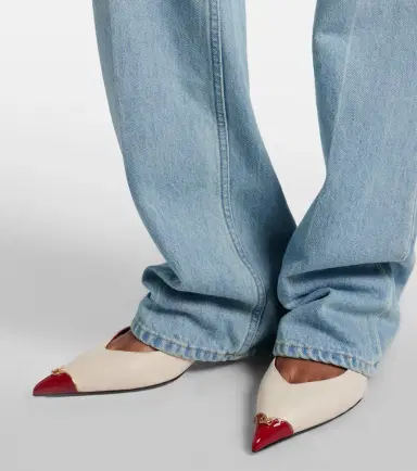 Valentino Garavani Heartip leather slingback pumps | Thumbnail 5 Valentino Garavani Heartip leather slingback pumps | Thumbnail 5