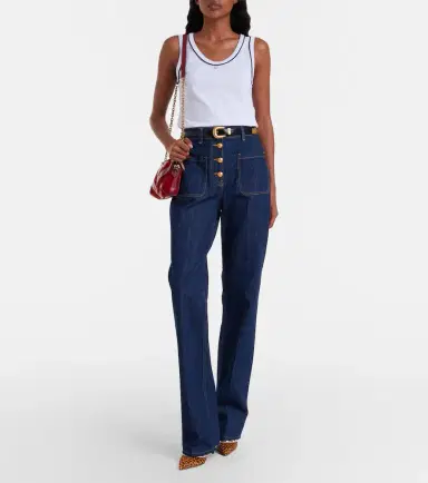 Valentino VLogo cotton jersey tank top | Thumbnail 3 Valentino VLogo cotton jersey tank top | Thumbnail 3