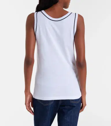 Valentino VLogo cotton jersey tank top | Thumbnail 4 Valentino VLogo cotton jersey tank top | Thumbnail 4