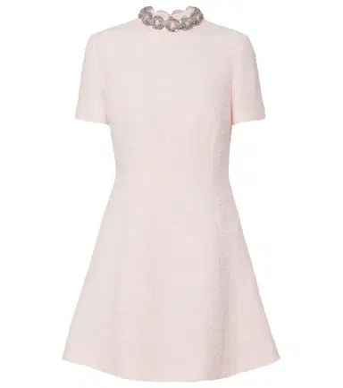 Valentino Embellished tweed minidress | Thumbnail 1 Valentino Embellished tweed minidress | Thumbnail 1