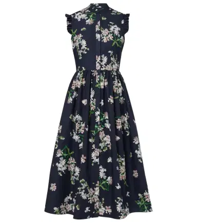 Erdem Floral cotton midi dress | Thumbnail 1 Erdem Floral cotton midi dress | Thumbnail 1
