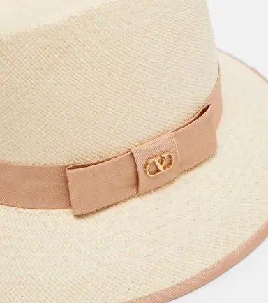 Valentino VLogo straw Panama hat | Thumbnail 2 Valentino VLogo straw Panama hat | Thumbnail 2