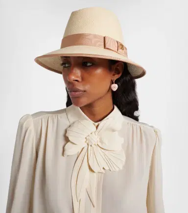 Valentino VLogo straw Panama hat | Thumbnail 4 Valentino VLogo straw Panama hat | Thumbnail 4