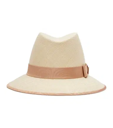Valentino VLogo straw Panama hat | Thumbnail 1 Valentino VLogo straw Panama hat | Thumbnail 1